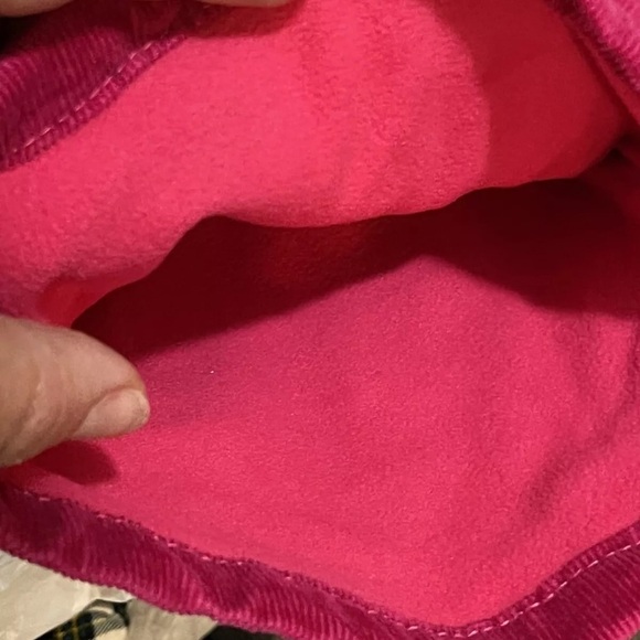 2 Pants Girls Size 8/9 Gymboree Pink Corduroy fleece pants Est 89 Place Jeans - Picture 7 of 8